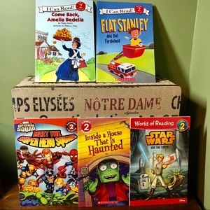 Miscellaneous Level 2 Reading Books Set of 5